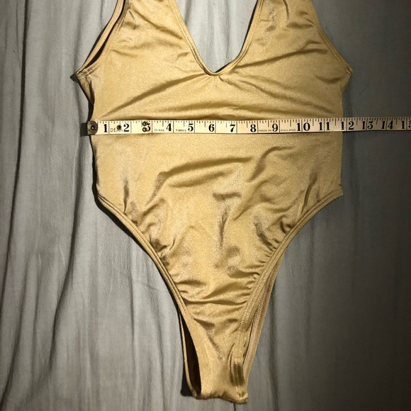 BASTA SURF HIGH LEG EYE MAILLOT SOLID ONE-PIECE SWIMSUIT small - Picture 5 of 10